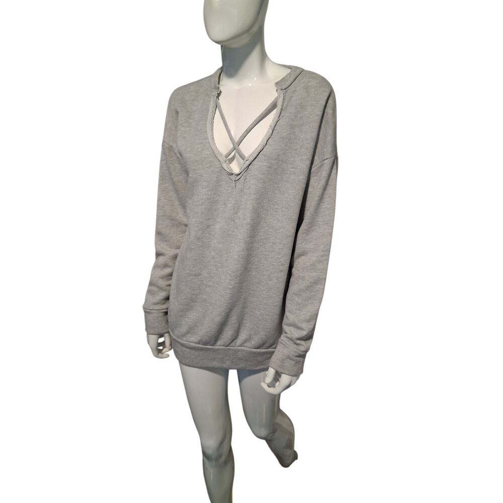 Cherish Grungecore‎ Women's size Medium Distressed Sweatshirt Gorpcore Academia